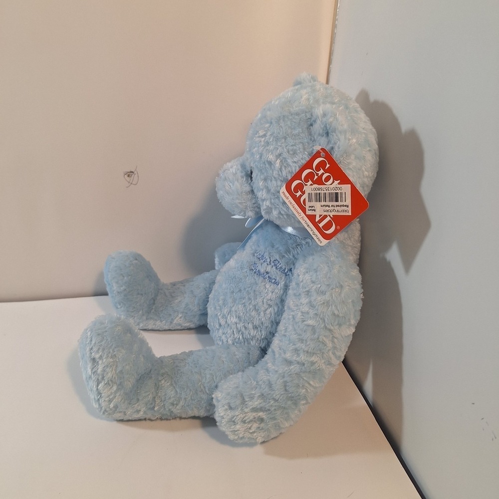Gund FLOPPY BLUE BABY'S FIRST CHRISTMAS BEAR 15" plush stuffed animal 41239 - Picture 2 of 8